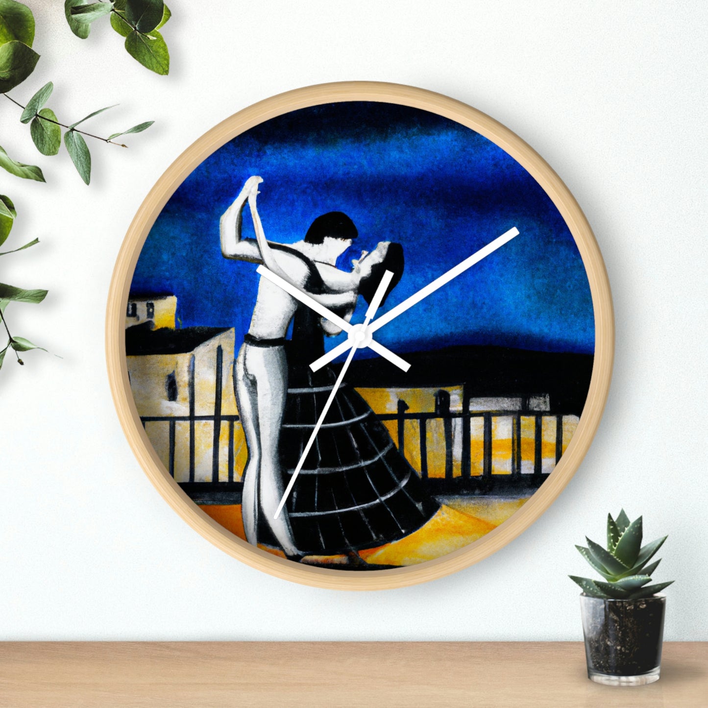 "Lovers After Dark" - The Alien Wall Clock