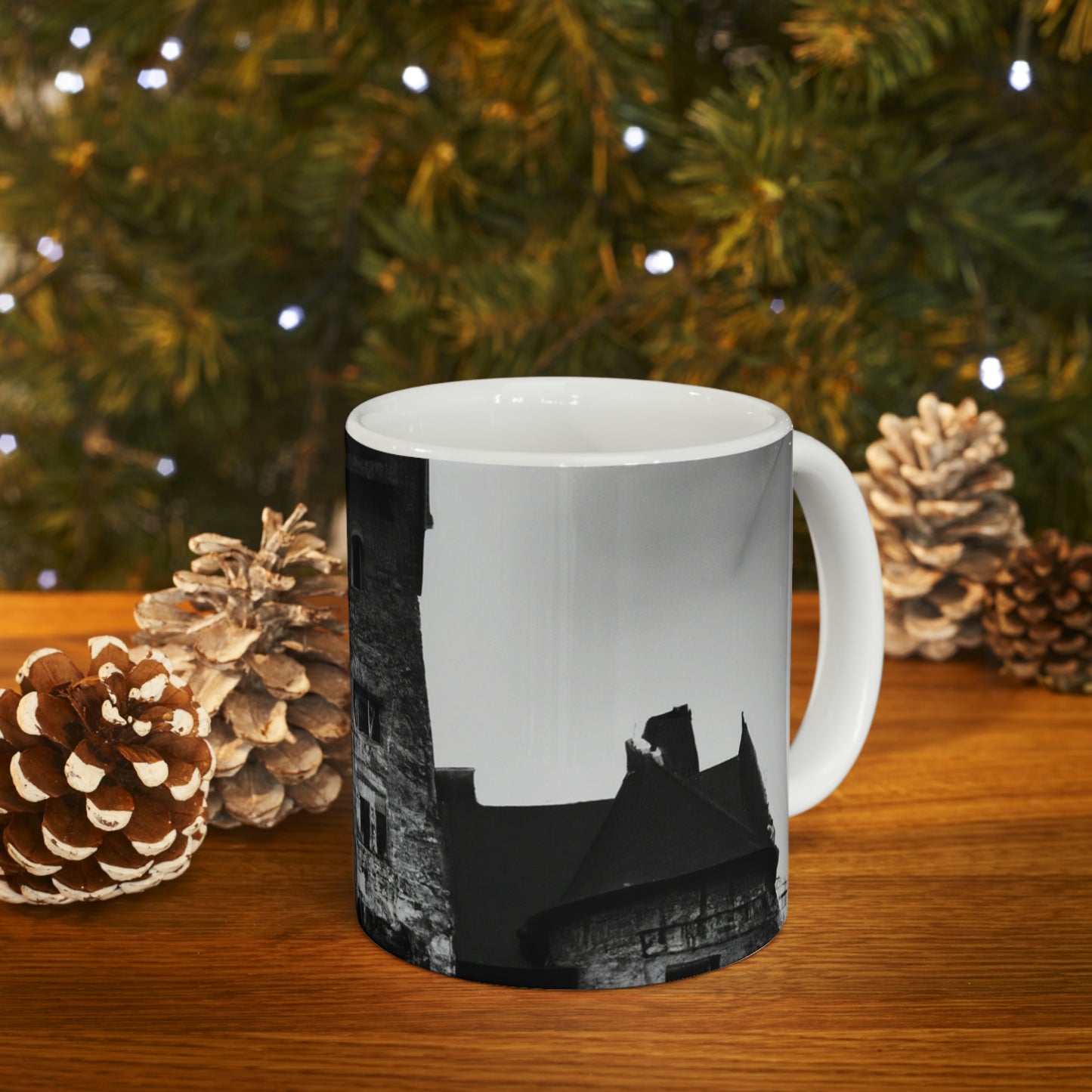 "Castle of Mystifying Secrets: A Haunted Adventure" - The Alien Ceramic Mug 11 oz