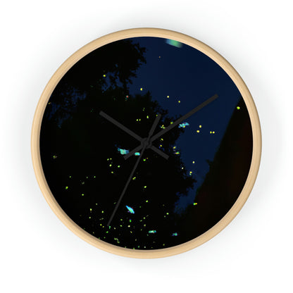 "Moonlight Fireflies" - The Alien Wall Clock