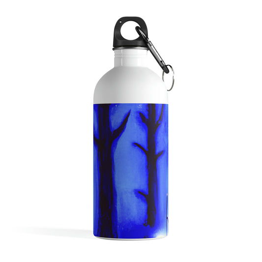 "A Journey Through the Moonlit Forest" - The Alien Stainless Steel Water Bottle