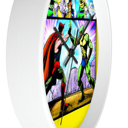 Superhero Showdown! - The Alien Wall Clock