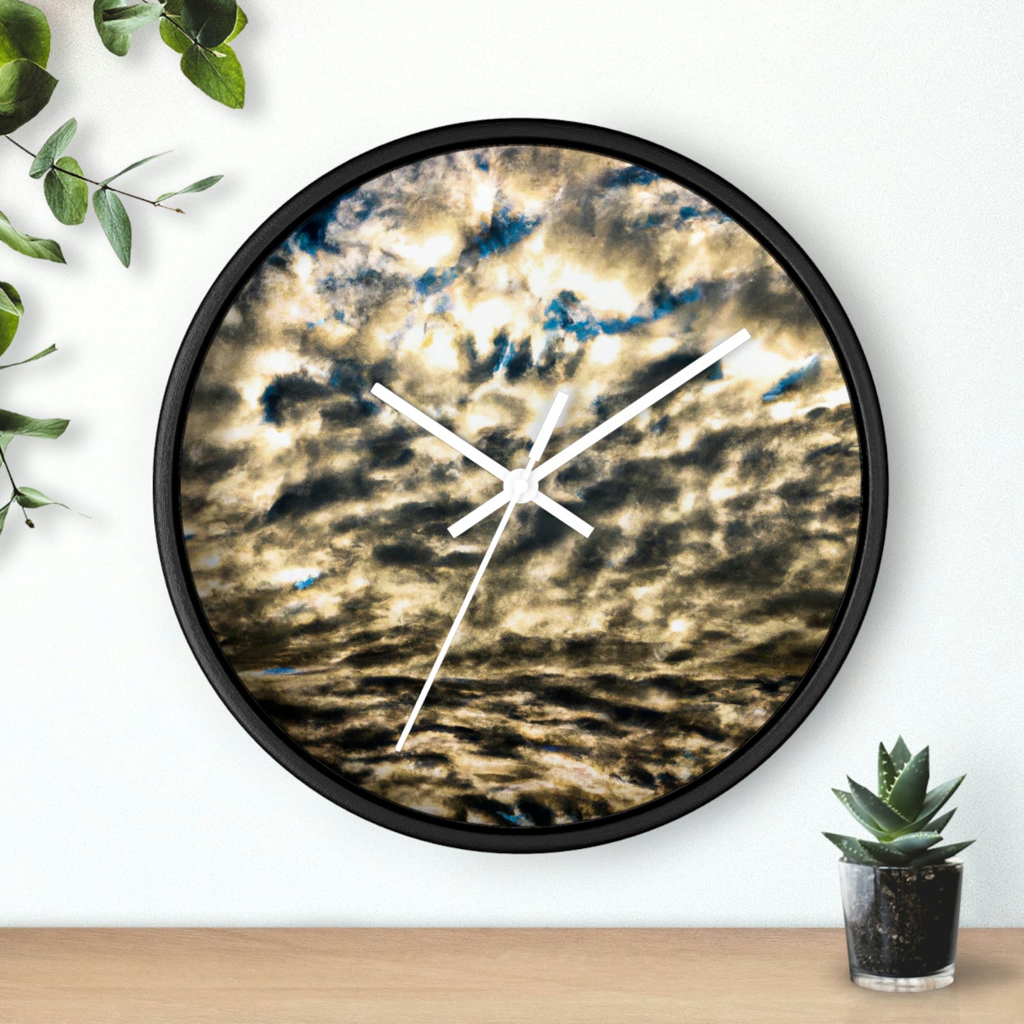 "Un reflejo de Celestial Mirage". - El reloj de pared alienígena