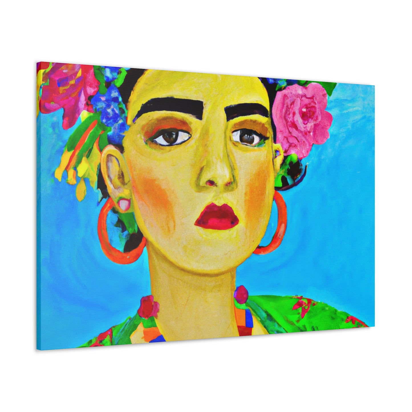 „Heftig und frei: Eine von Frida Kahlo inspirierte Hommage an mexikanische Frauen“ – The Alien Canva