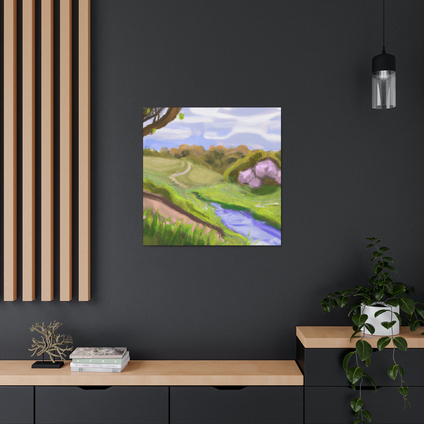 "Alive and Thriving: A Nature Painting" - Canvas