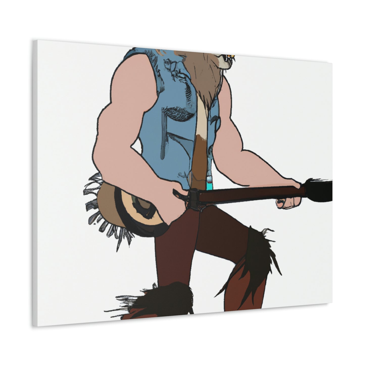 "Howling Highwayman: The Banjo-Playing Werewolf Biker" - The Alien Canva