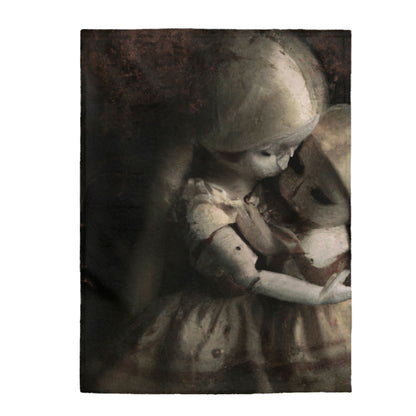 "A Melancholy Tango of Two Dolls" - The Alien Velveteen Plush Blanket