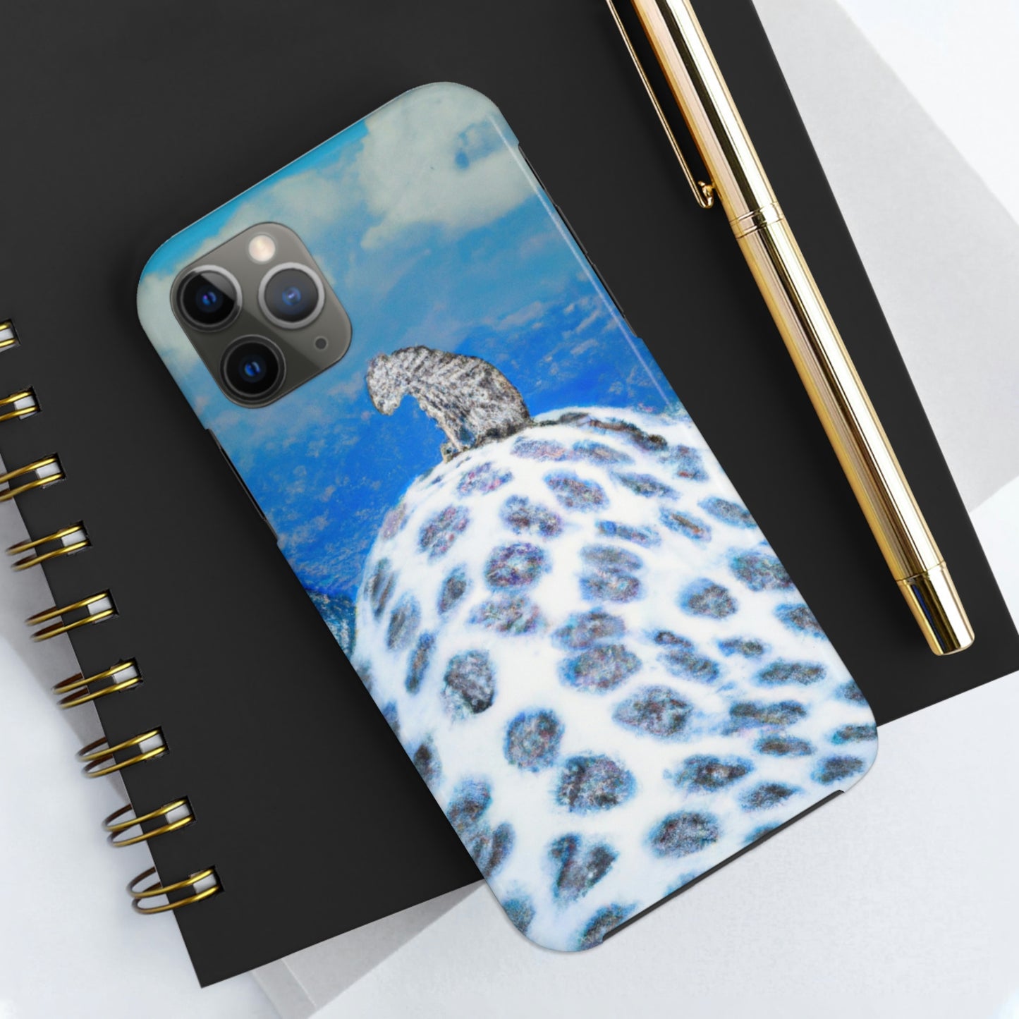 "Perca solitaria del leopardo de las nieves" - Las fundas para teléfonos Alien Tough