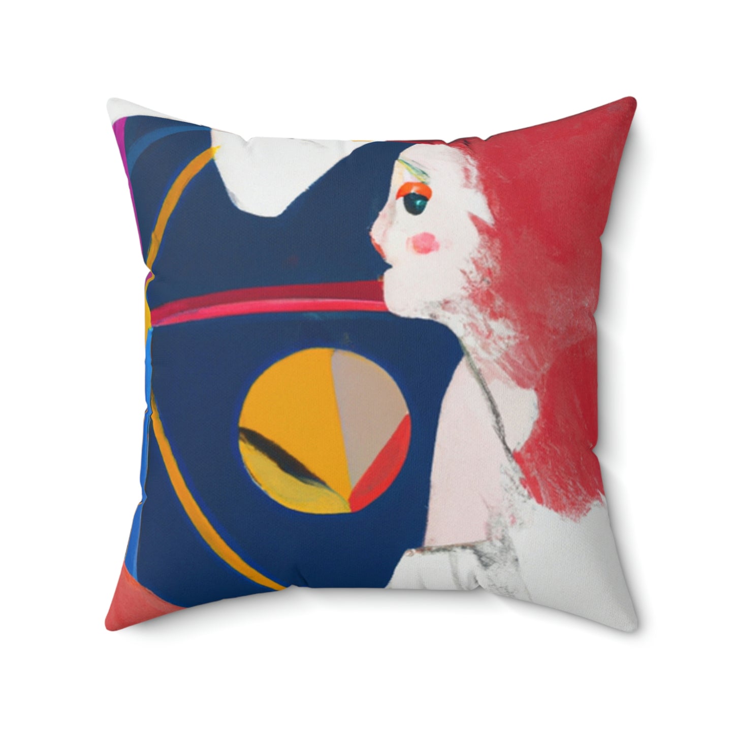 The Enchanted Amusement Park - The Alien Square Pillow