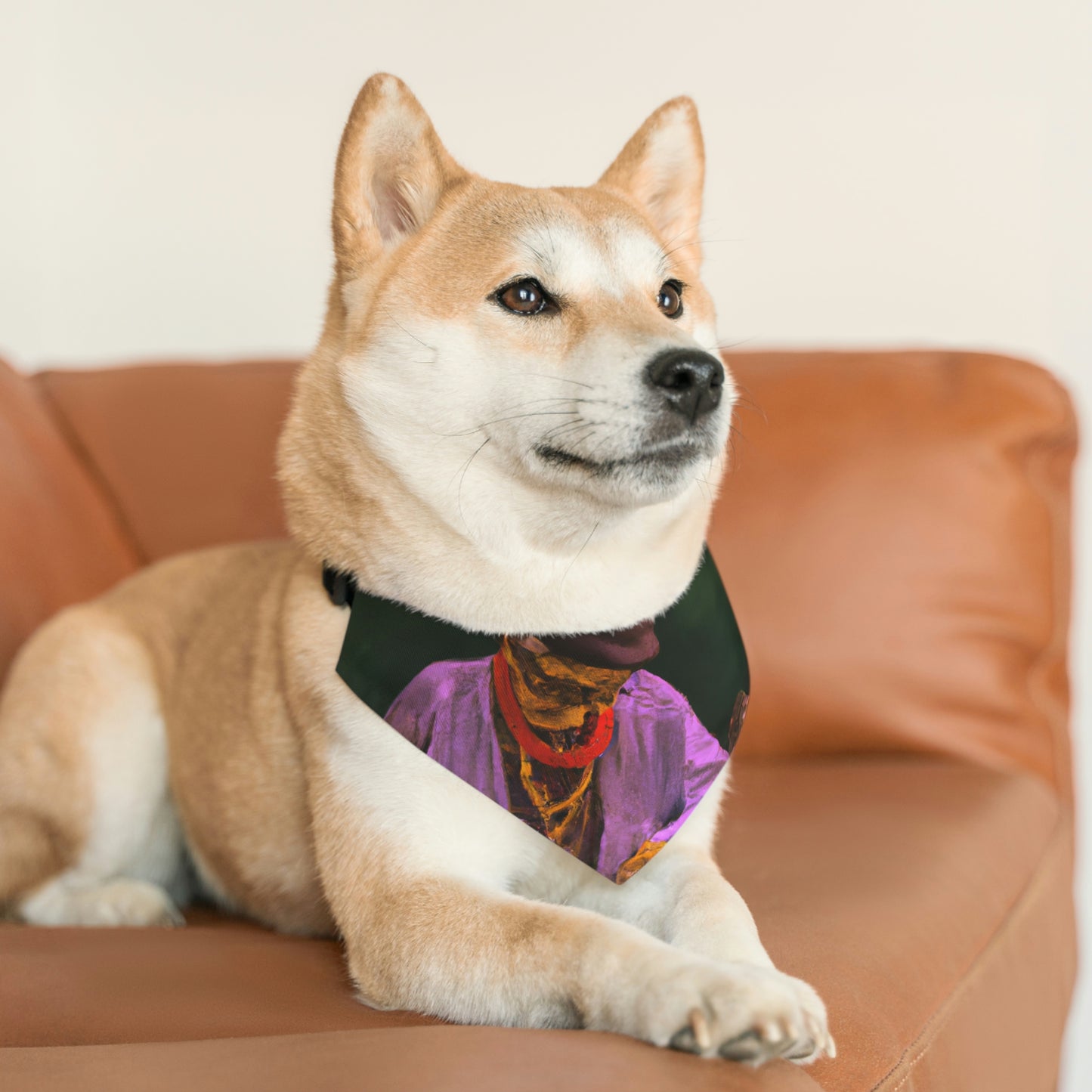 "A Master of Mending: An Elderly Clockmaker Restoring an Antique Timepiece" - The Alien Pet Bandana Collar