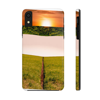 "Golden Horizon at Dusk" - Die Alien Tough Phone Cases