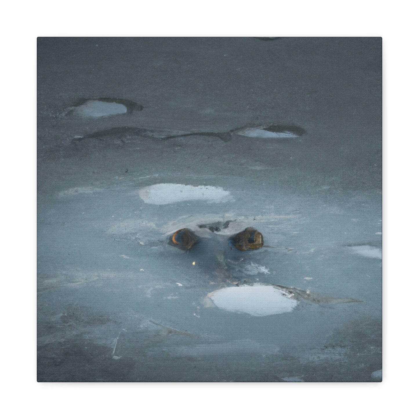 "The Frozen Lake Lurker" - Die Alien-Canva