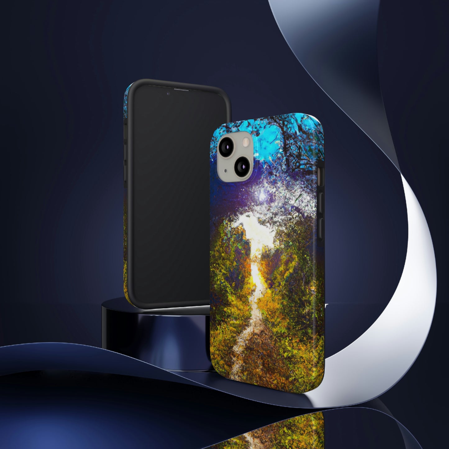 "A Beam of Light on a Forgotten Path" - The Alien Tough Phone Cases