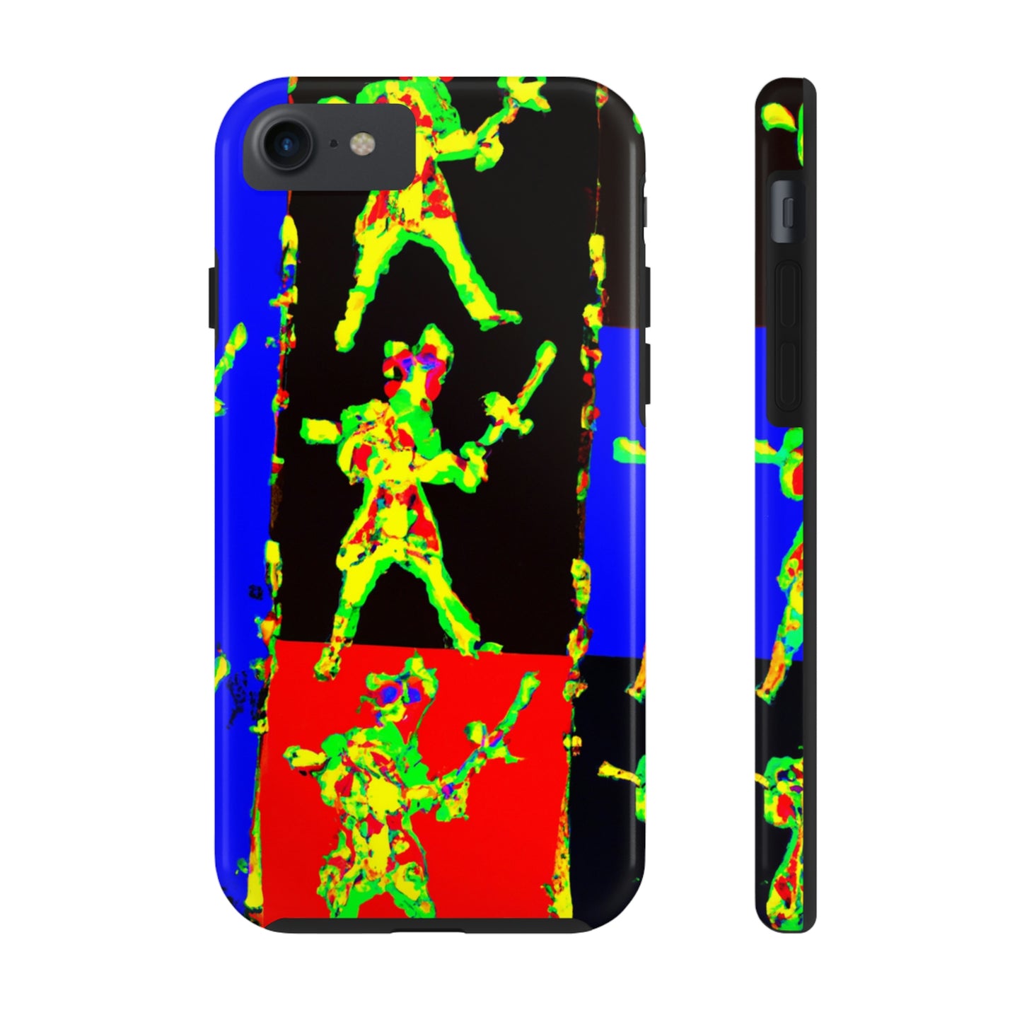 "Tanz mit Feuer und Stahl." - Die Alien Tough Phone Cases