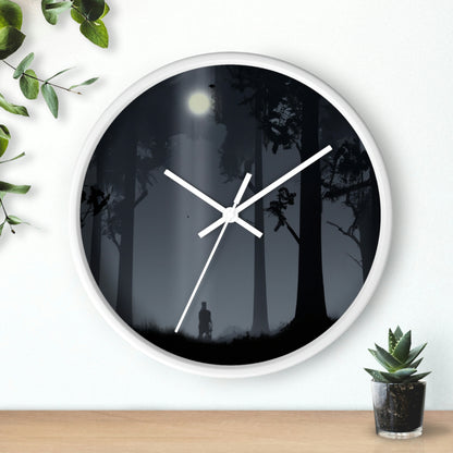 Lost in the Moonlight Forest. - The Alien Wall Clock