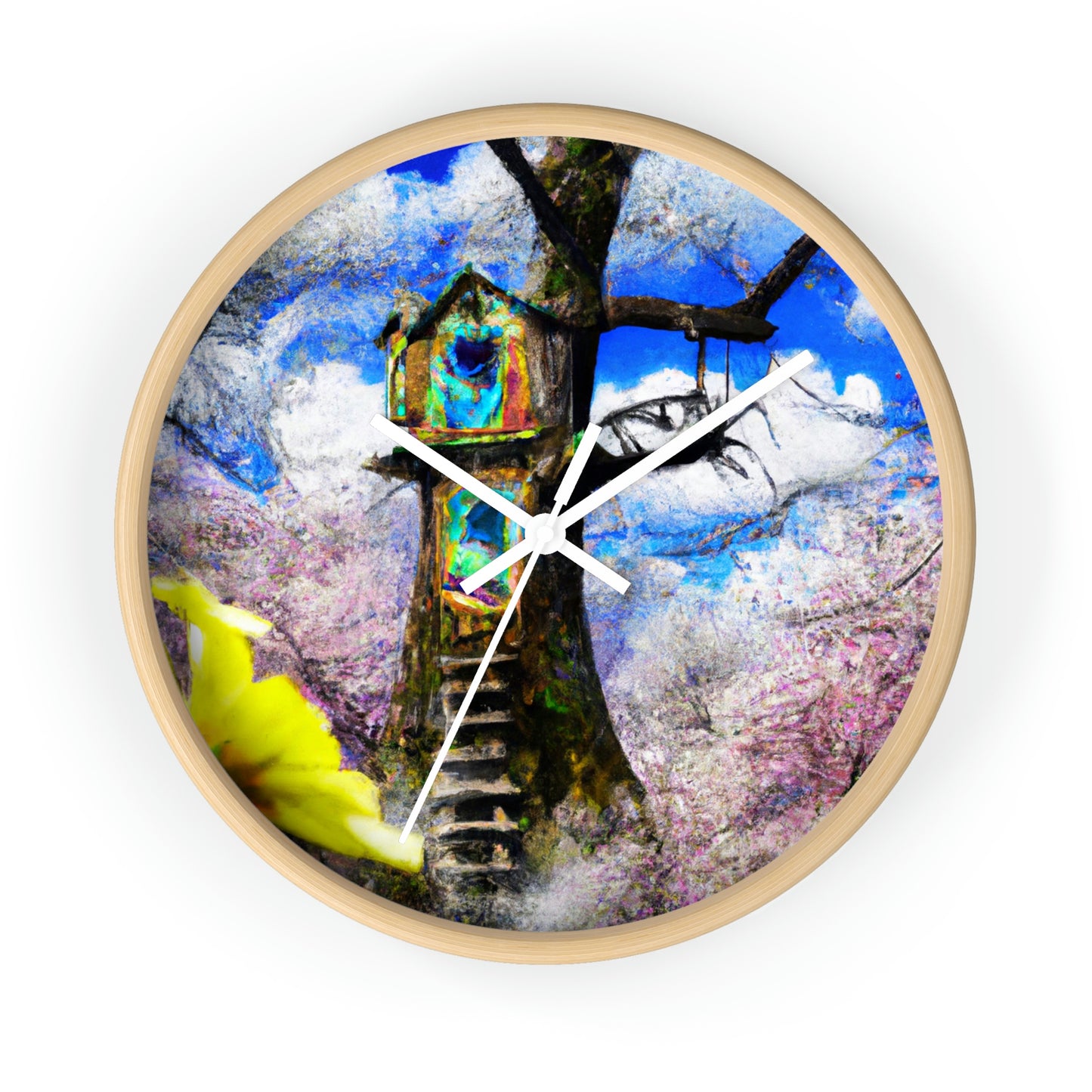 "Forgotten Secrets of the Springtime Forest" - The Alien Wall Clock