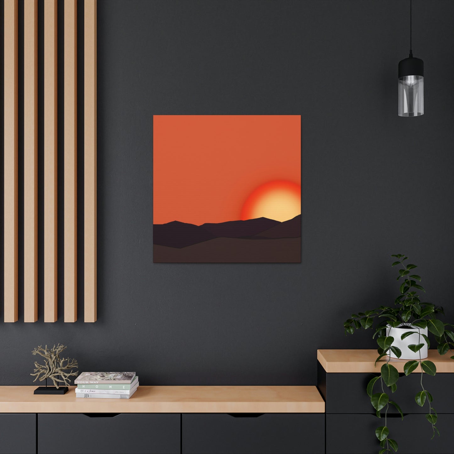 Sunset Artist. - Canvas