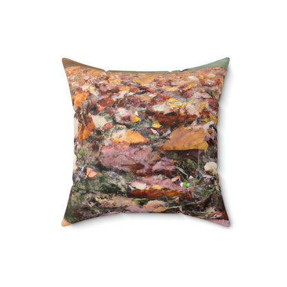 "Autumn's Forgotten Mystery" - The Alien Square Pillow