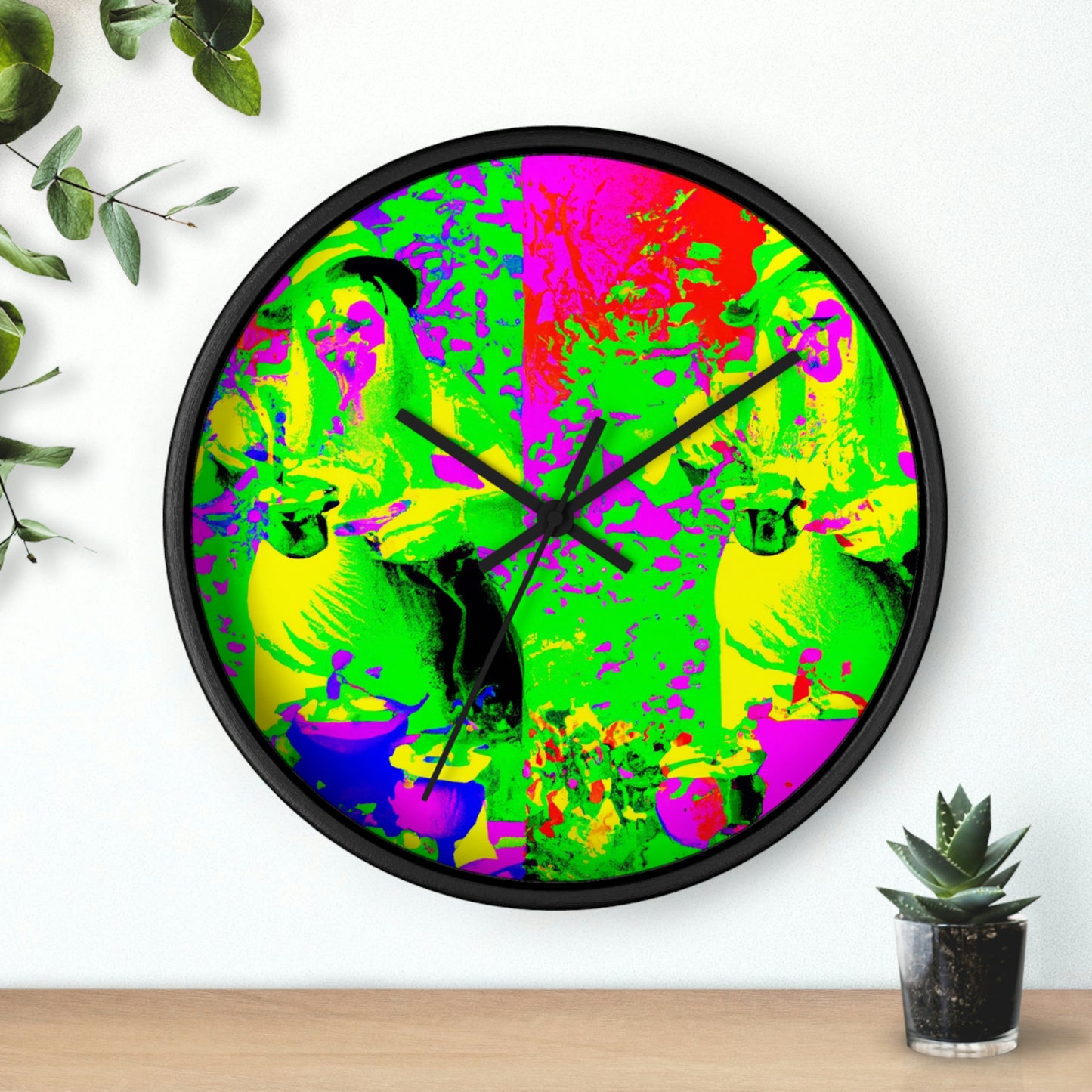 "A Witch's Garden Spellbook" - The Alien Wall Clock