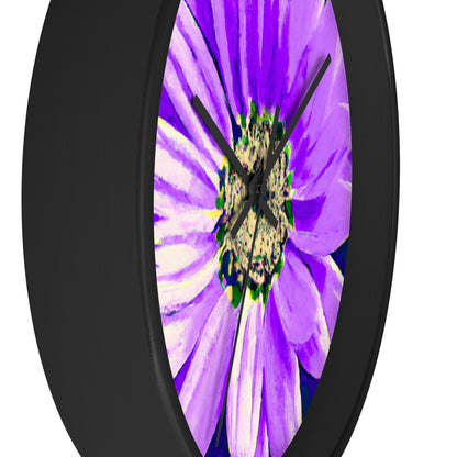 Purple Petals Popping: Create an Eye-Catching Daisy-Rose Fusion - The Alien Wall Clock