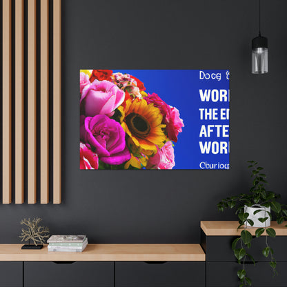 The Flower Collector by Global Artists - Canvas