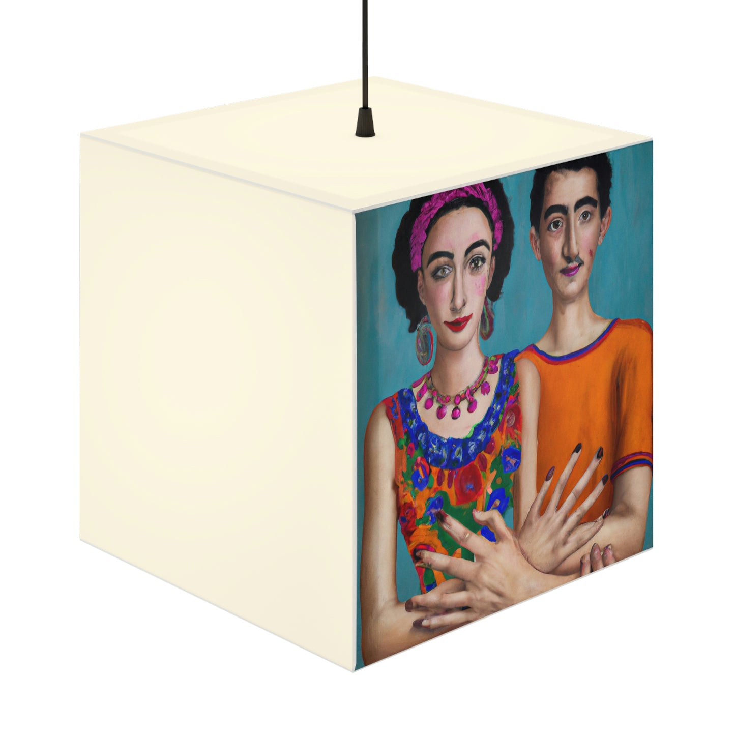 "A Thousand Miles Apart, Yet Still Connected" - The Alien Light Cube Lamp