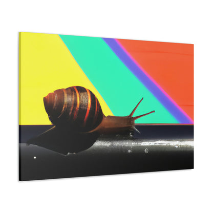 "Rainbow Pot of Gold: A Snail's Slow Trek" - The Alien Canva