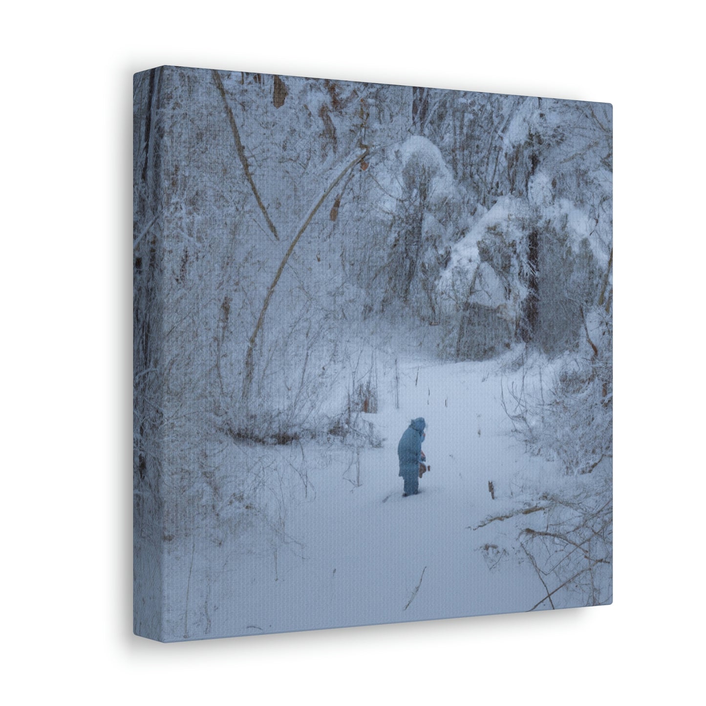 A Child in the Snow. - The Alien Canva