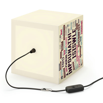 "A Trip Down Memory Lane: 16 of My Favourite Words" - The Alien Light Cube Lamp