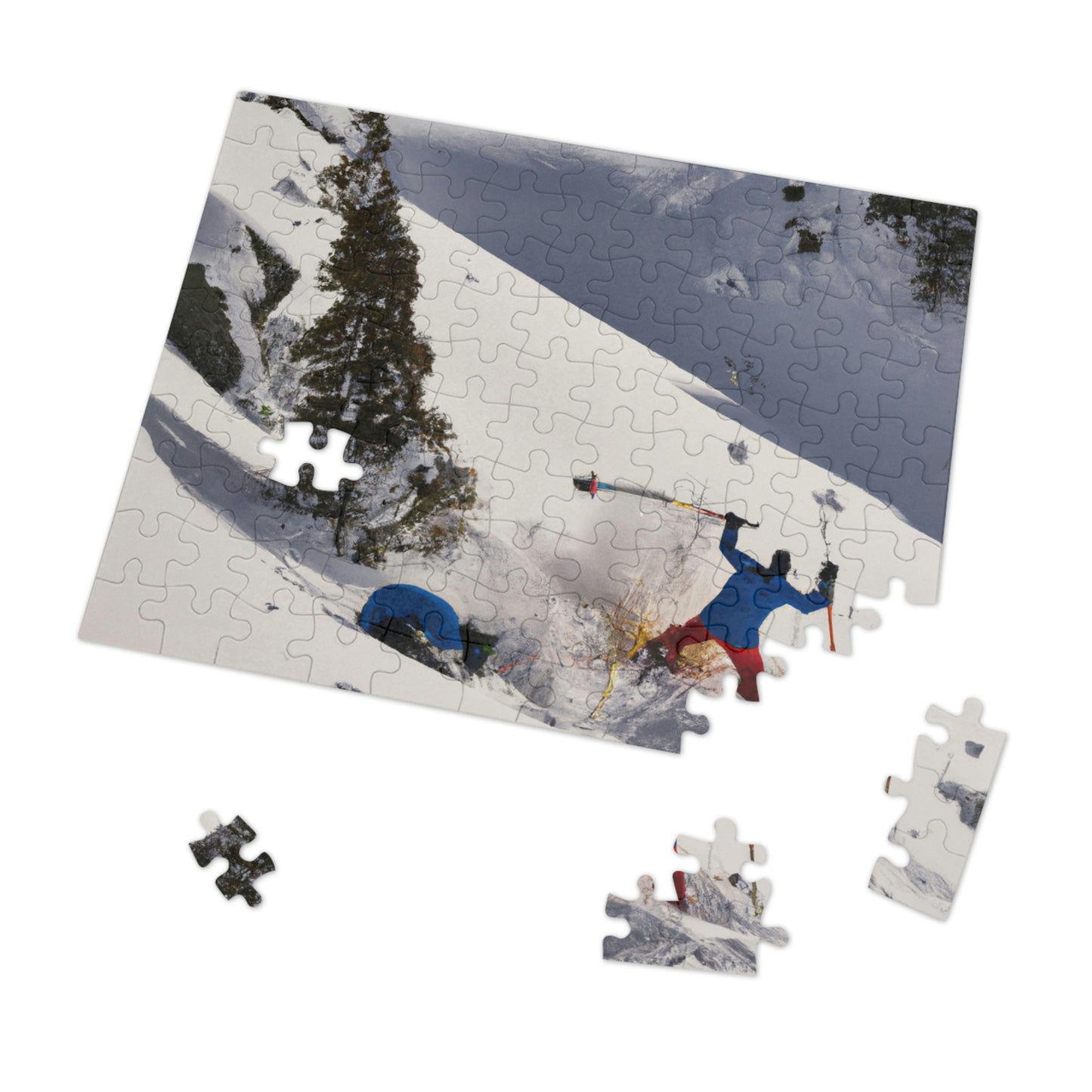 "Avalanche Avalanche: A Spontaneous Ski Trip Gone Wrong" - The Alien Jigsaw Puzzle