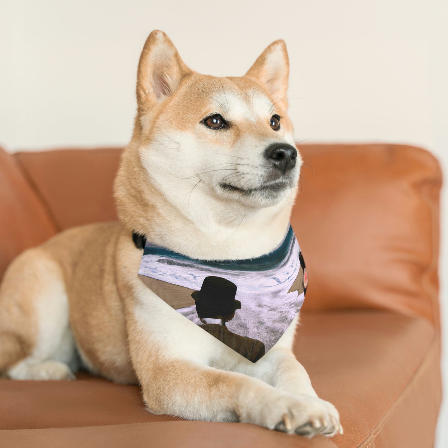 Romance barrido por el mar: el collar de bandana para mascota alienígena