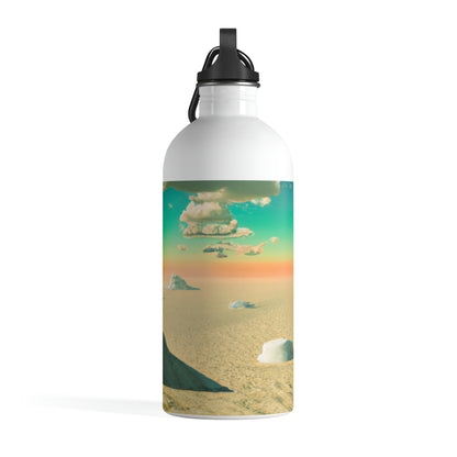 "A Strayed Astronaut: Alone on a Forlorn Planet" - The Alien Stainless Steel Water Bottle