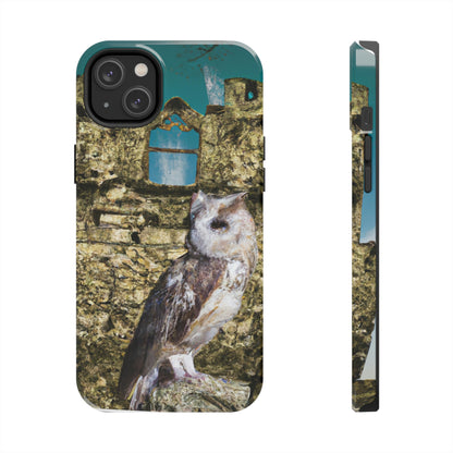 "A Sentinal Among Ruins: An Unstirred Owl's Perch" - The Alien Tough Phone Cases