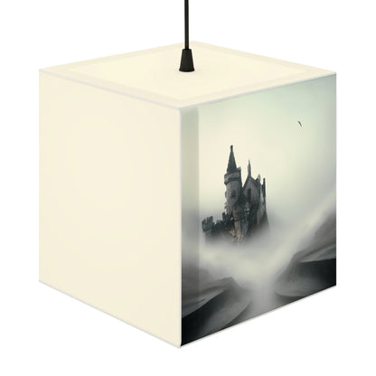 "Gespenstische Zitadelle des Nebels" - Die Alien Light Cube Lampe