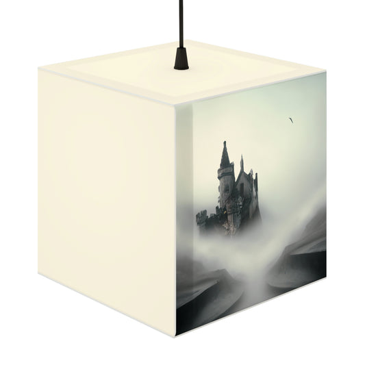 "Ghostly Citadel of the Mist" - The Alien Light Cube Lamp