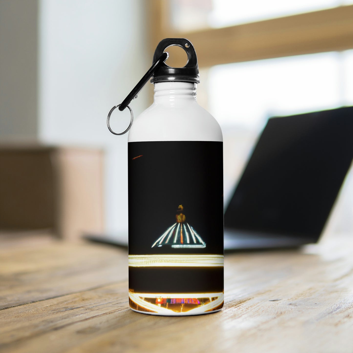 "Carousel Nights: A Glimmer of Starlight" - La botella de agua de acero inoxidable Alien