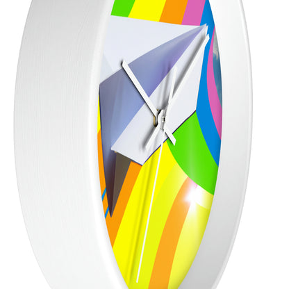 "A Flight of Color" - The Alien Wall Clock