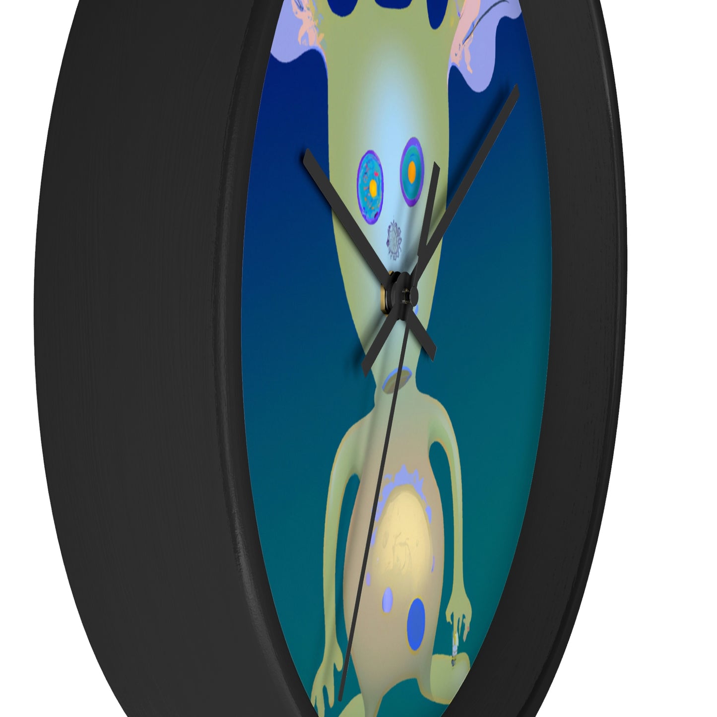 "Creating an Intergalactic Companion: Designing an Alien Pet for Kids" - The Alien Wall Clock