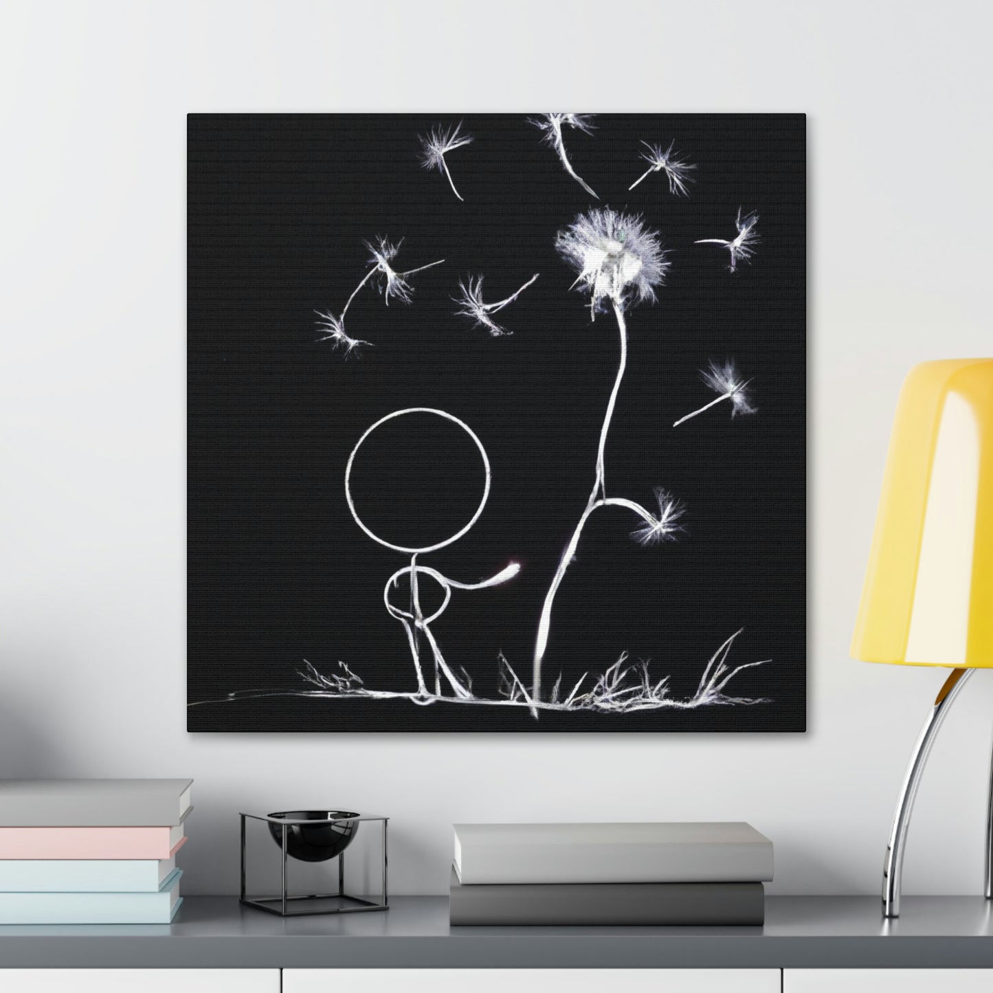 „A Dandelion Flicker in the Midnight Breeze“ – The Alien Canva