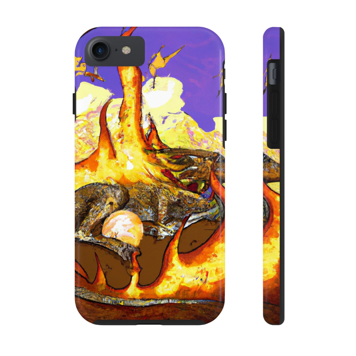 "Un dragón dormido en un abrazo infernal" - The Alien Tough Phone Cases