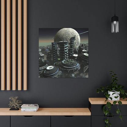 "El fin del mundo de la ciudad espacial" - The Alien Canva