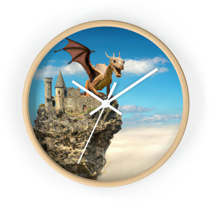 "Dragon Throne of ancients" - The Alien Wall Clock