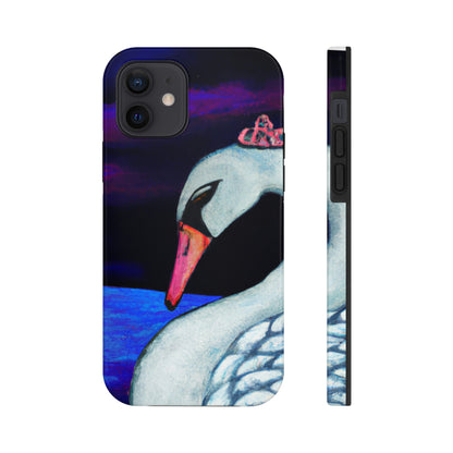 "A Swan's Lament: The Widwed Heavens" - Die Alien Tough Phone Cases