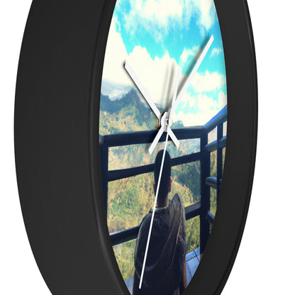 "A Journey of Enlightenment: Finding Inner Peace Through Exploration of the World". - The Alien Wall Clock