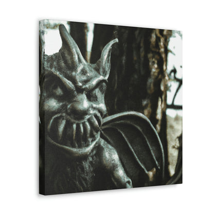 "The Enchanted Gargoyle Grove" - The Alien Canva