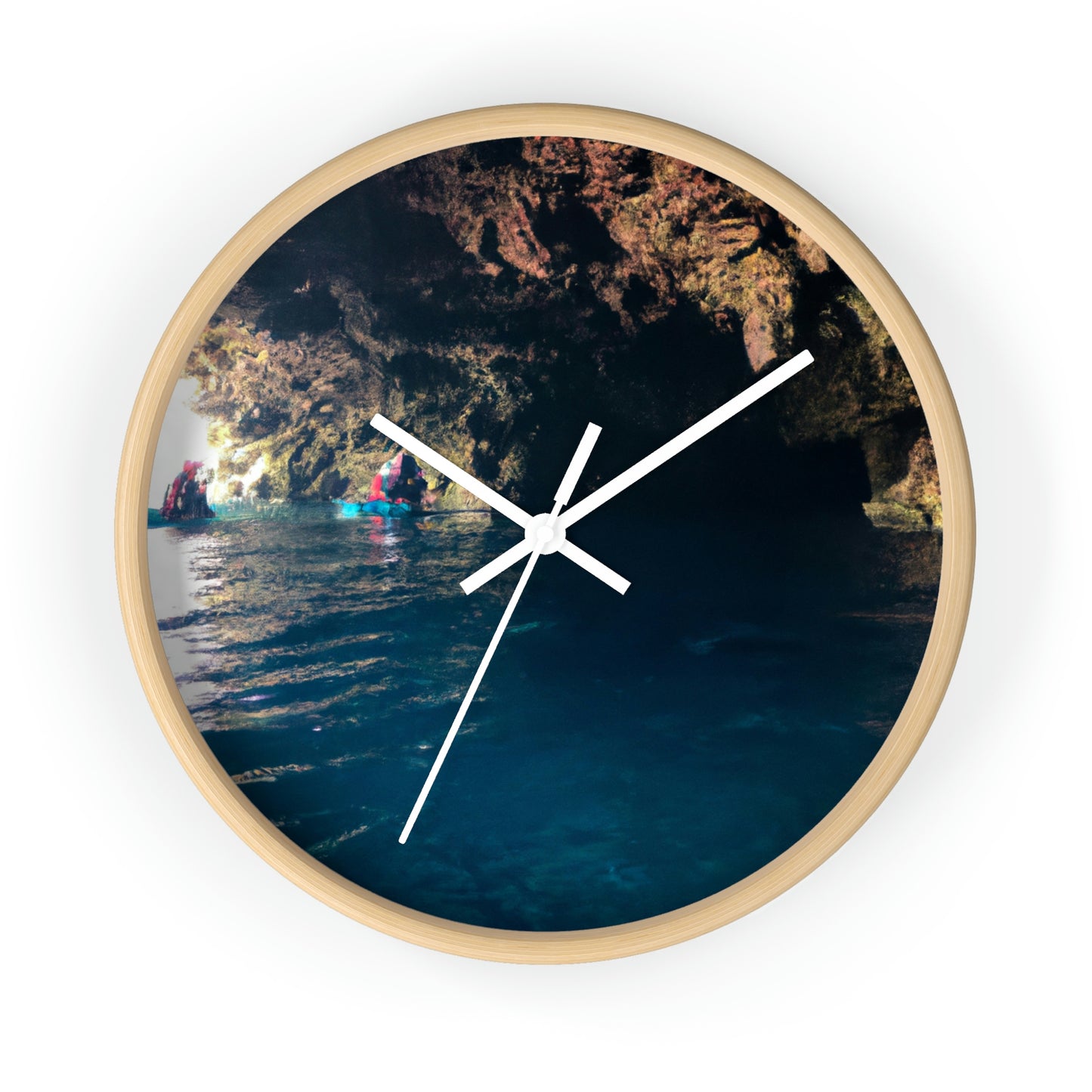 The Diving Depths of the Oceanic Cave - The Alien Wall Clock