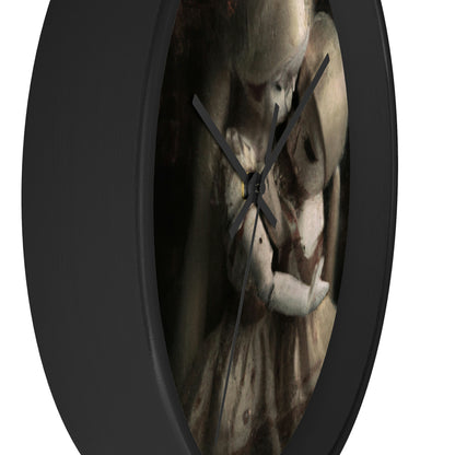 "A Melancholy Tango of Two Dolls" - The Alien Wall Clock