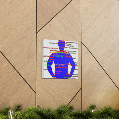 "The Superheroic Word Art Portrait" - The Alien Canva