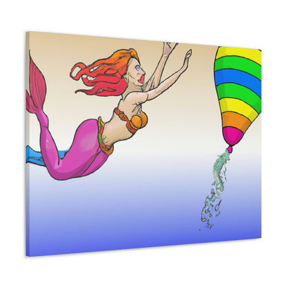 "The Mermaid's Rainbow Chase" - The Alien Canva