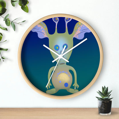 "Creating an Intergalactic Companion: Designing an Alien Pet for Kids" - The Alien Wall Clock