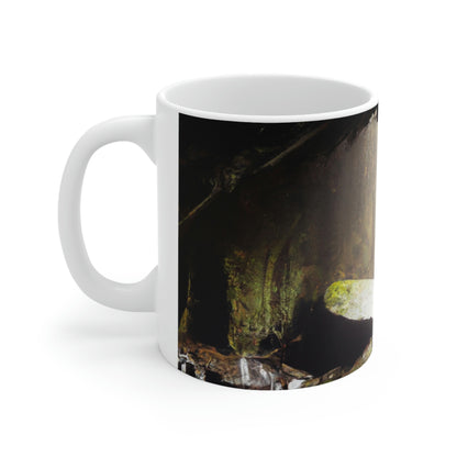 El misterio de la cueva abandonada - Taza de cerámica The Alien 11 oz